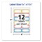 Avery Avery Kids Handwritten Identification Labels, 1.75 x 0.75, Borders: Blue, Orange, Yellow, PK60, 60PK 41442 - alternate 8